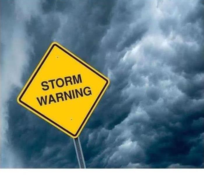 Storm Warning Sign Board