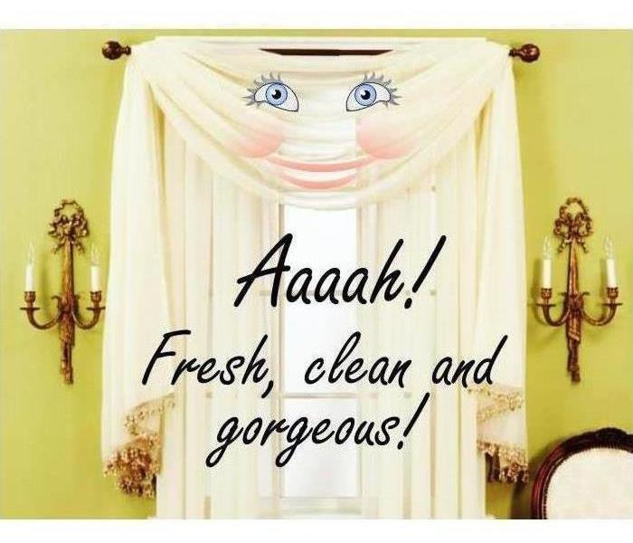 Why choose SERVPRO for Biohazard Cleaning Services in Fairfax Vienna Oakton? Image of smiling curtains.